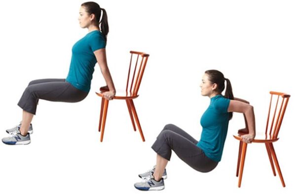 Alderantzizko push -ups
